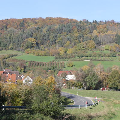 Bild vergrößern: Oberlindelbach im Herbst