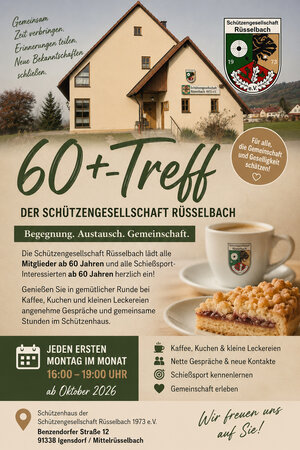 Bild vergr&ouml;&szlig;ern: 60+-Treff Sch&uuml;tzengesellschaft R&uuml;sselbach