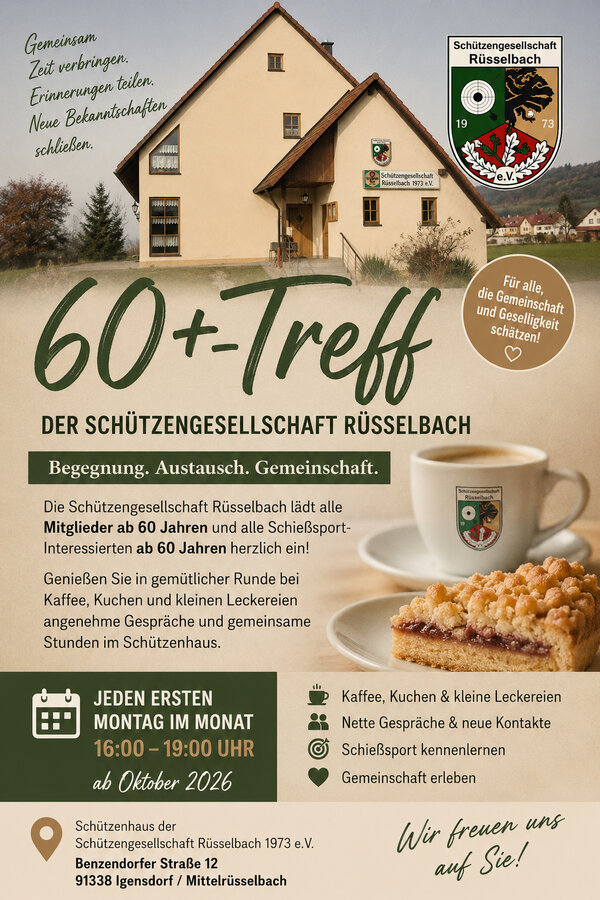 Bild vergr&ouml;&szlig;ern: 60+-Treff Sch&uuml;tzengesellschaft R&uuml;sselbach