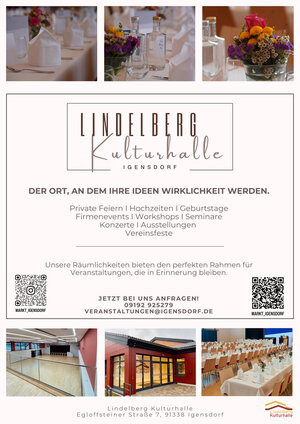 Bild vergr&ouml;&szlig;ern: Plakat Lindelberg Kulturhalle